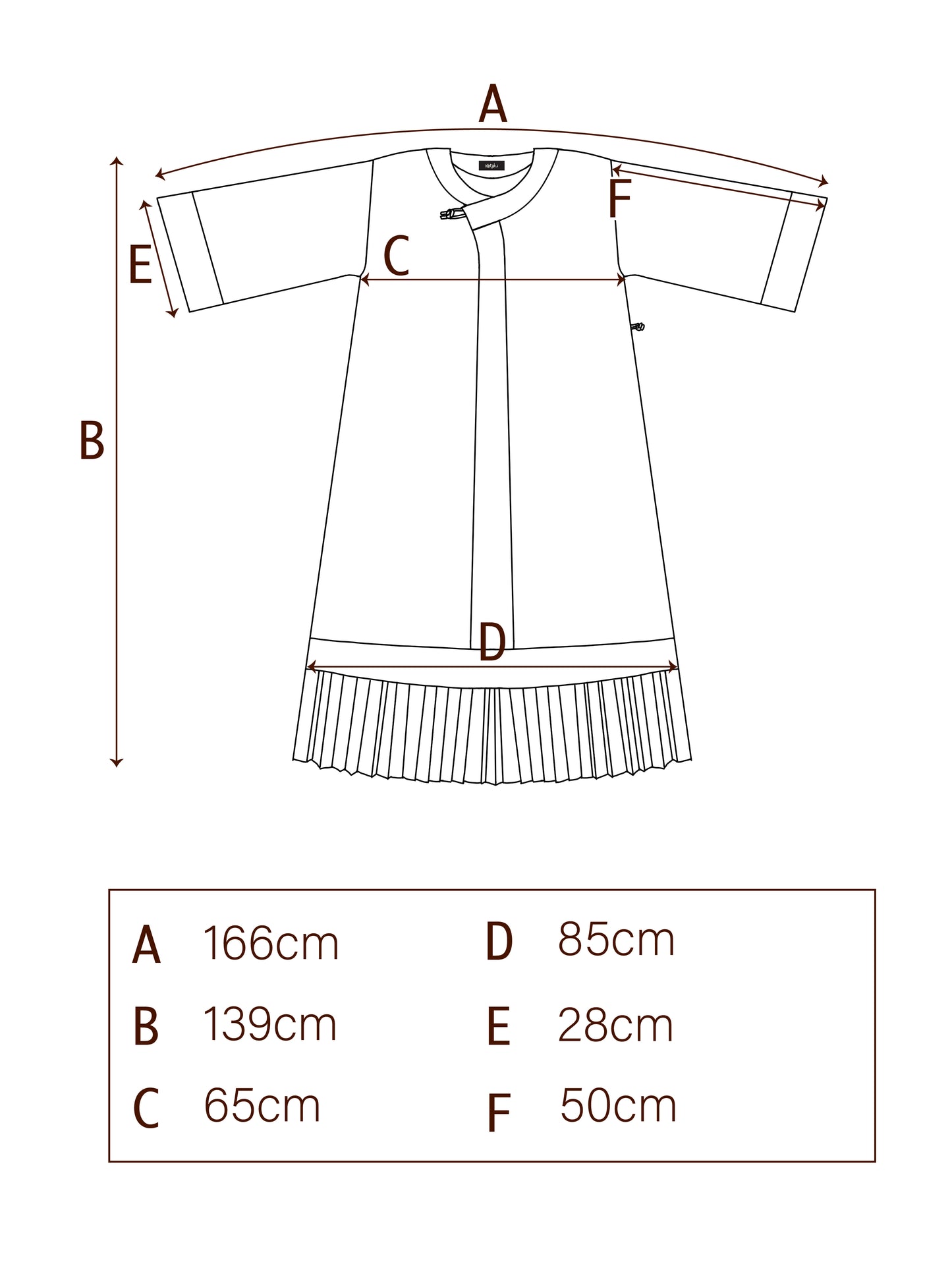 Satin Pleated Abaya Mauve